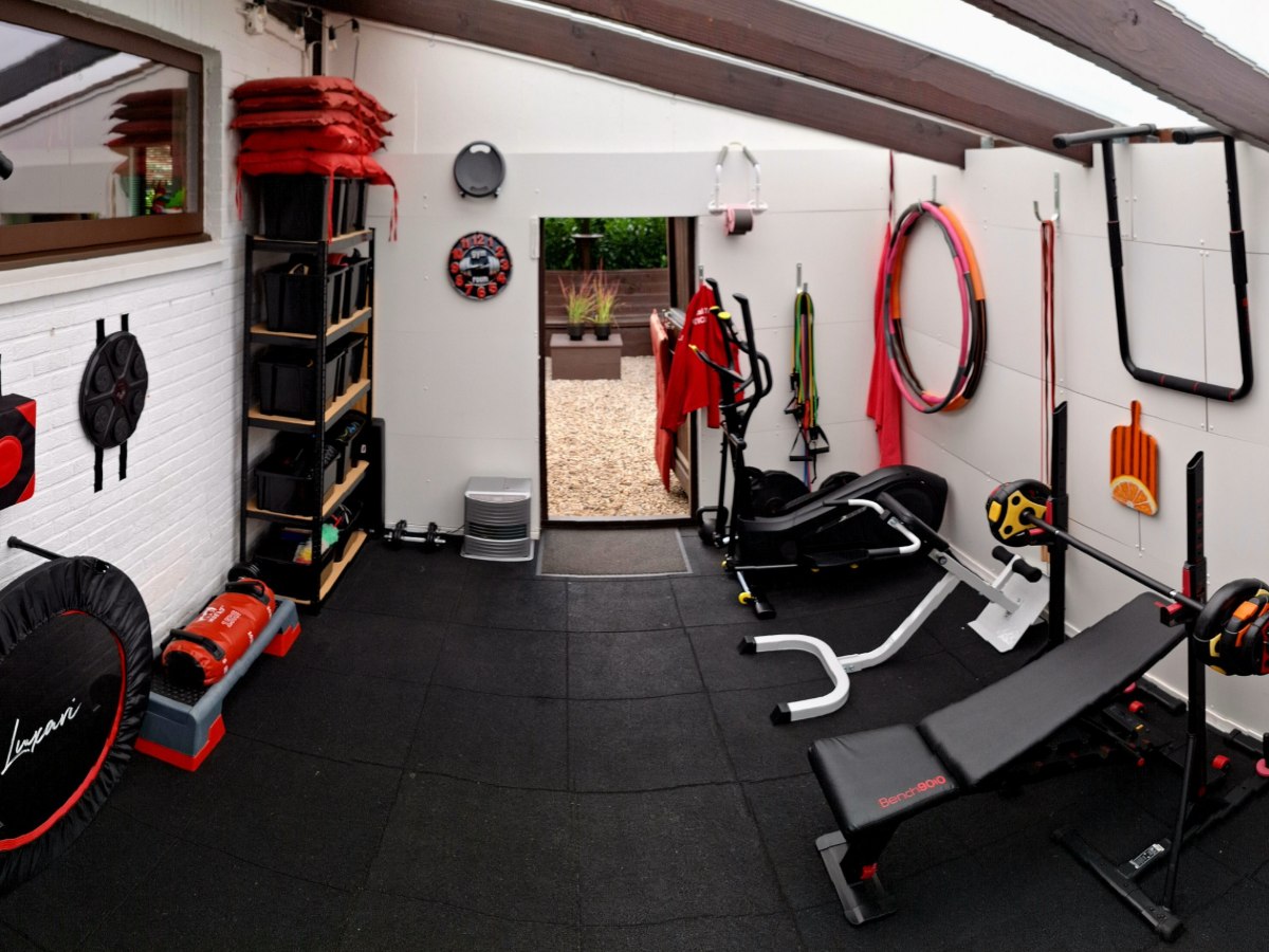 Training in de fitnessruimte